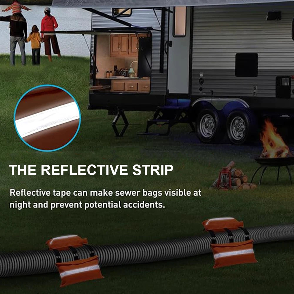 RV Sewer Weight Bag with Reflective Strip