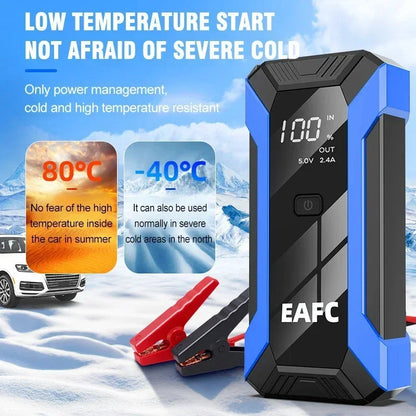 2000A Portable 12V Car Jump Starter with LED Light
