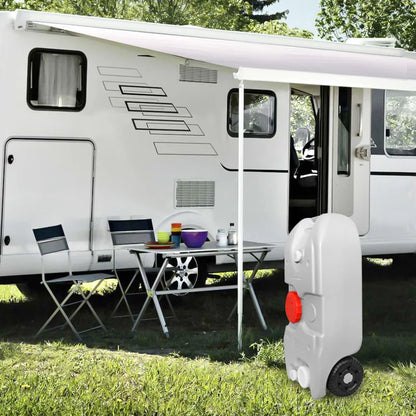 40L Portable RV Water Tank with Wheels