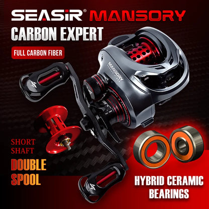 Baitcasting Fishing Reel 1 7.3:1 HS Ratio