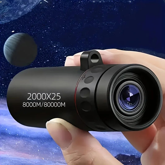 Compact Portable 2000X25 HD Monocular Telescope