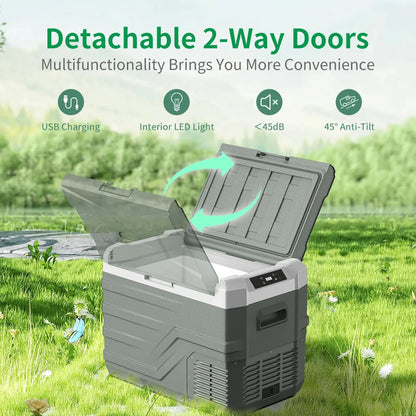 25L 35L 45L 12/24V DC 100-240V AC Portable Car Refrigerator Freezer 25L 35L 45