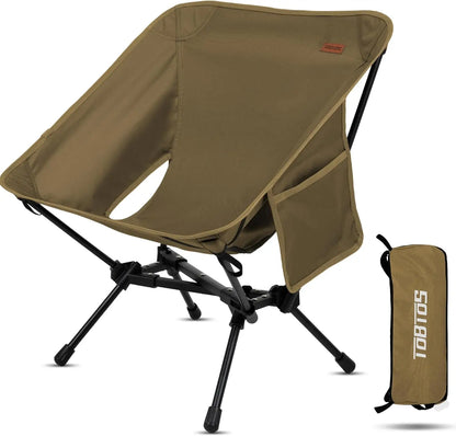 Portable High Back Camping Chair, Support Heavy Duty 440 lbs