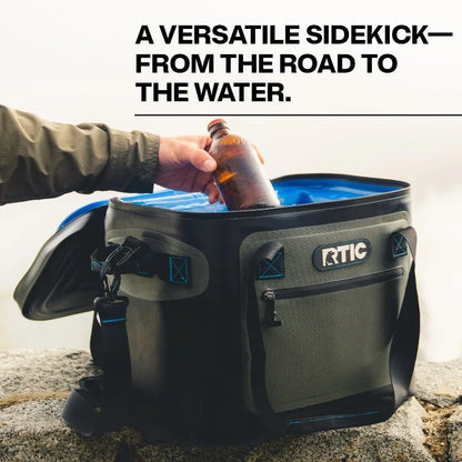RTIC 20 Can Ultra-Tough Soft Cooler, 15 Qt, Leakproof, Waterproof Zipper