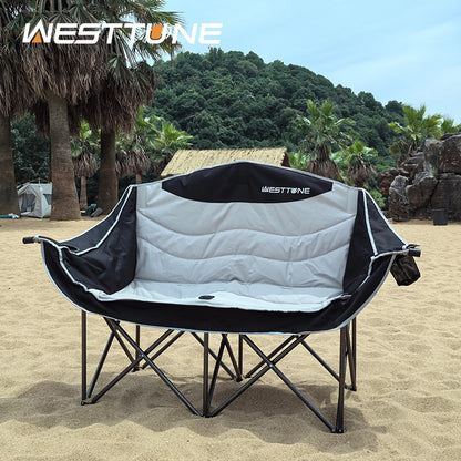 Oversized Outdoor Couch Double Folding Camping Chair