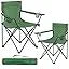 2 Pack Camping Chairs with Fan